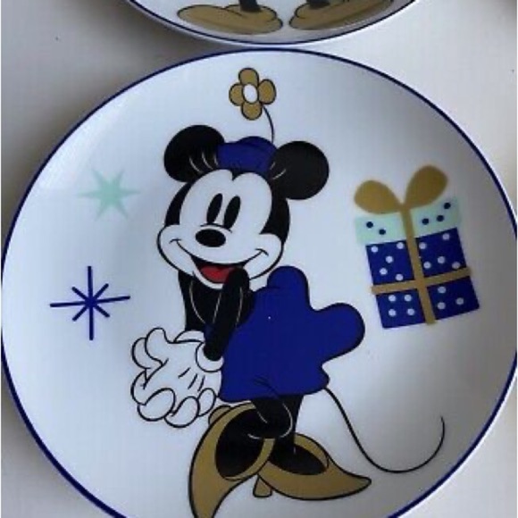 Disney Mickey & Minnie Mouse Hanukkah Celebration Appetizer Plates set o… - Picture 5 of 10